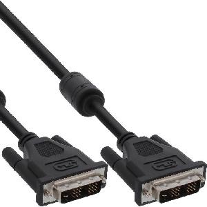 InLine DVI-D Kabel - digital 24+1 Stecker / Stecker - Dual Link - 2 Ferrite - 3m